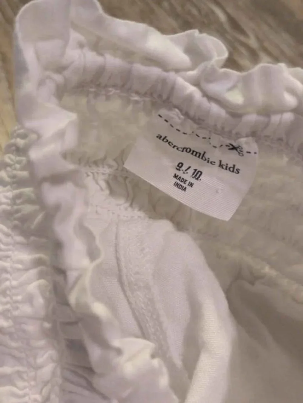 Abercrombie Kids White Eyelet Skort Size 9/10